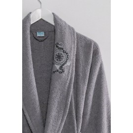 Havlulu Bornoz 2li Set GRI