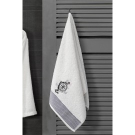 Havlulu Bornoz 2li Set KREM-PUSULA