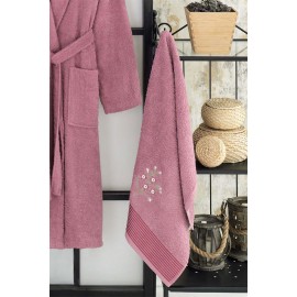 Havlulu Bornoz 2li Set MÜRDÜM