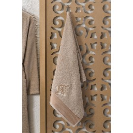 Havlulu Bornoz 2li Set TOPRAK