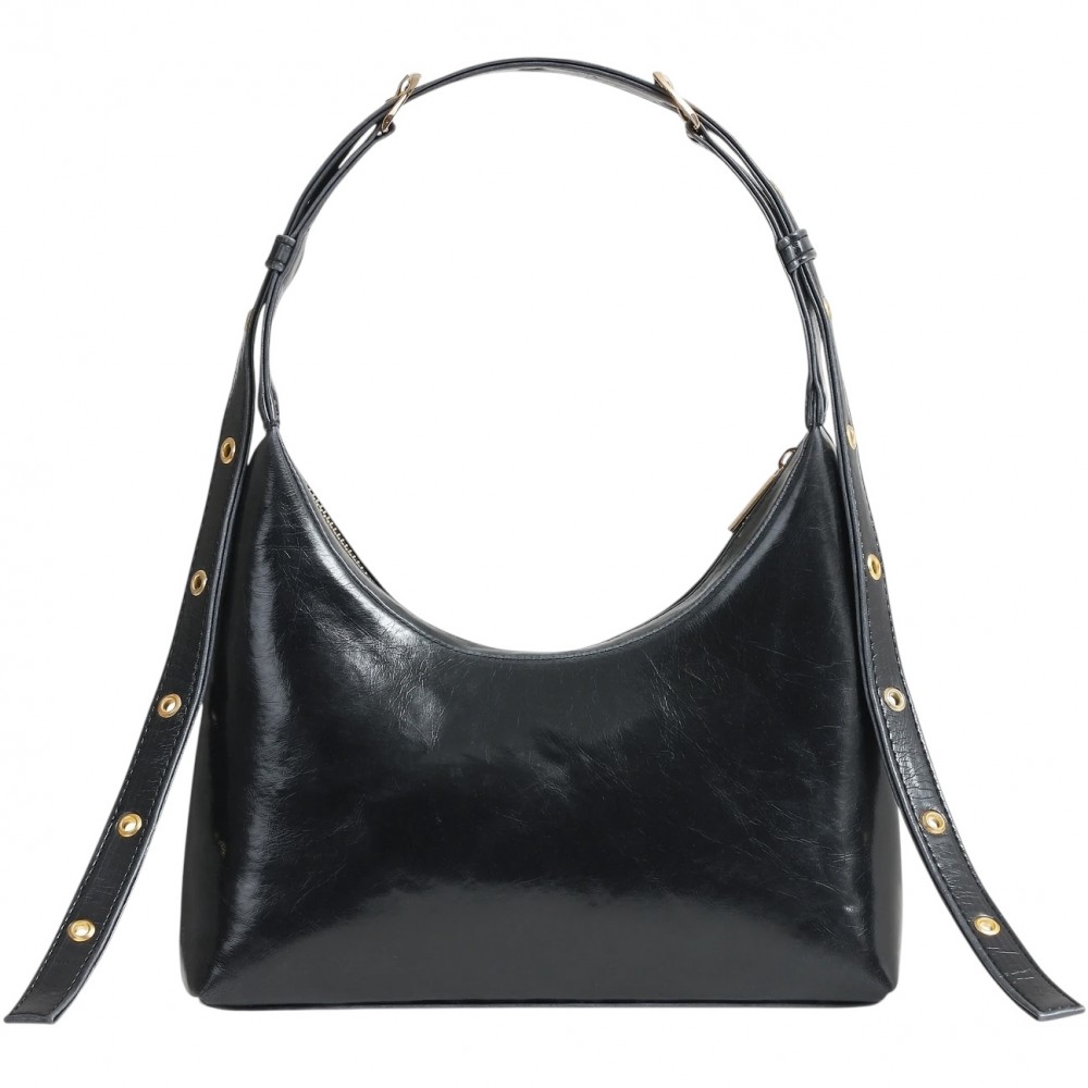 DIDOS  Octo - Matte Black No7 | Siyah Omuz Çantası