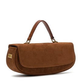 DIDOS  Chicky - Caramel Suede No12 | Taba Süet Deri Omuz Çantası