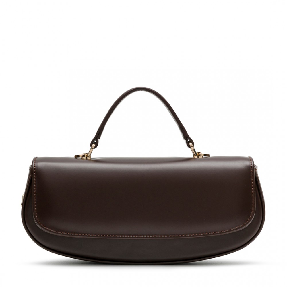 DIDOS  Chicky - Chocolate No12 | Kahverengi Deri Omuz Çantası