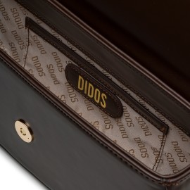 DIDOS  Chicky - Chocolate No12 | Kahverengi Deri Omuz Çantası