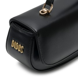 DIDOS  Chicky - Olive No12 | Siyah Deri Omuz Çantası