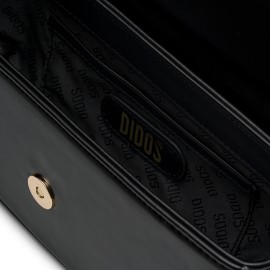 DIDOS  Chicky - Olive No12 | Siyah Deri Omuz Çantası