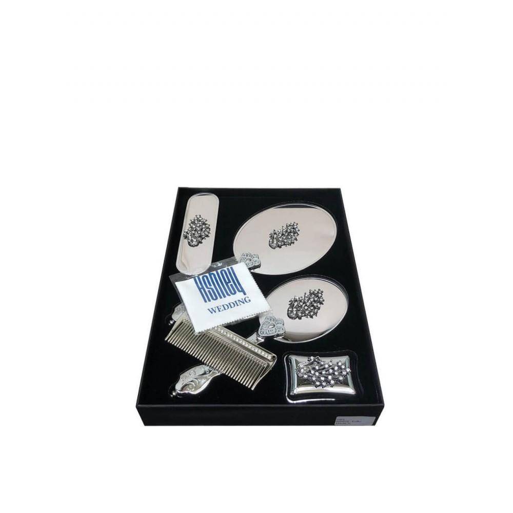 Ashley 1001 Gümüş Kuğu Ayna Set