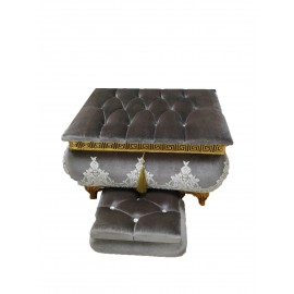 Güpürlü Versace Desenli Gelin Sandığı