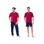 Pierre Cardin 5370 Yazlık Penye 3 lü Pijama Takımı