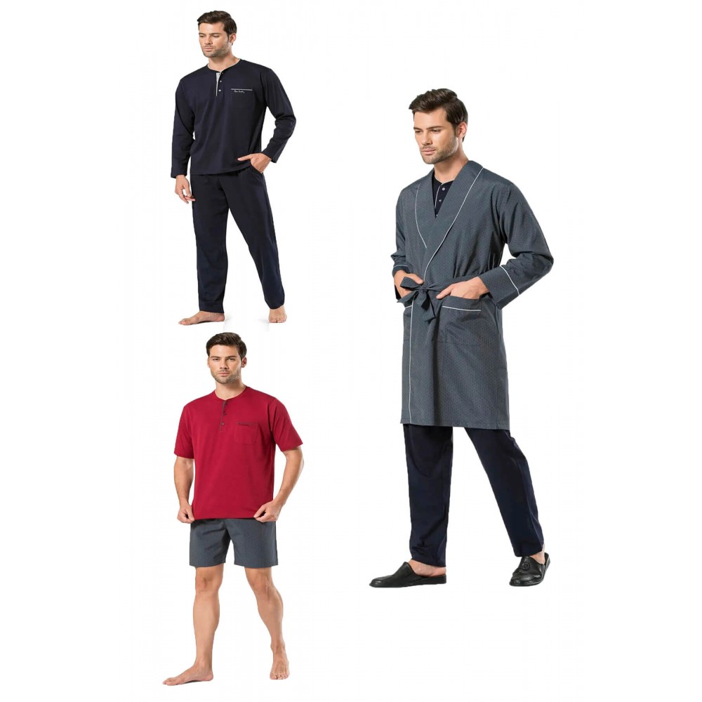 Pierre Cardin 5560 Pijama & Ropdöşambır Set