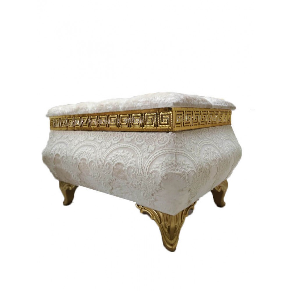 Versace Desenli Fransız Güpürlü Gelin Sandığı