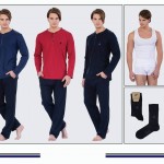 Yorkshire Polo 873 Pijama Takımı & Çamaşır Takımı & Çorap 5 li Set