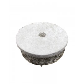 Yuvarlak Metal Gelin Makyaj Kutusu