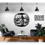 Gülen & Ağlayan Tiyatro Figür Metal Dekoratif Duvar Tablosu ( hto00003 )