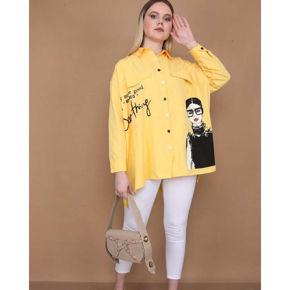 Jesse Bayan Gömlek Sarı