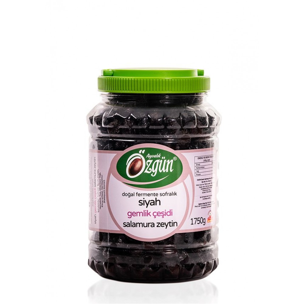 ÖZGÜN 2 lik Pet Gemlik Siyah Salamura Zeytin
