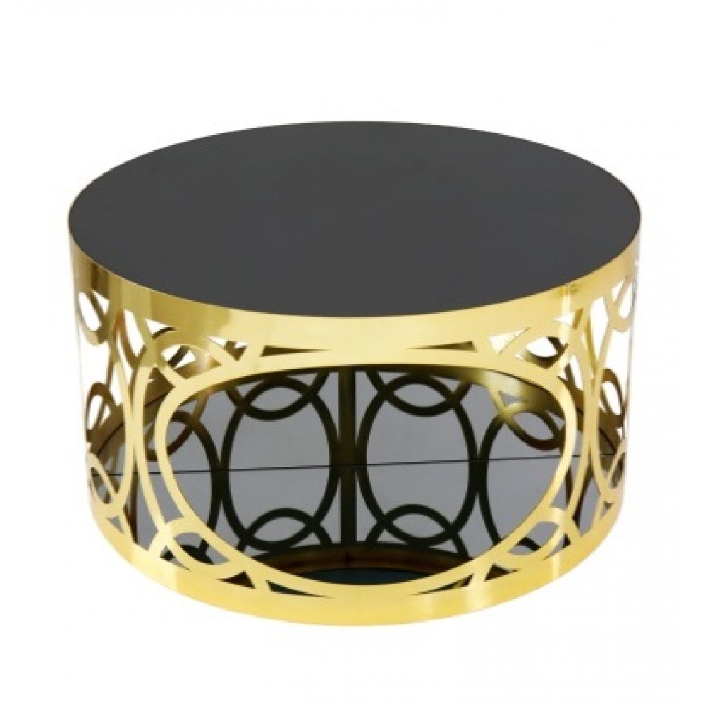 HİRA HALKA PLUS ORTA SEHPA  GOLD