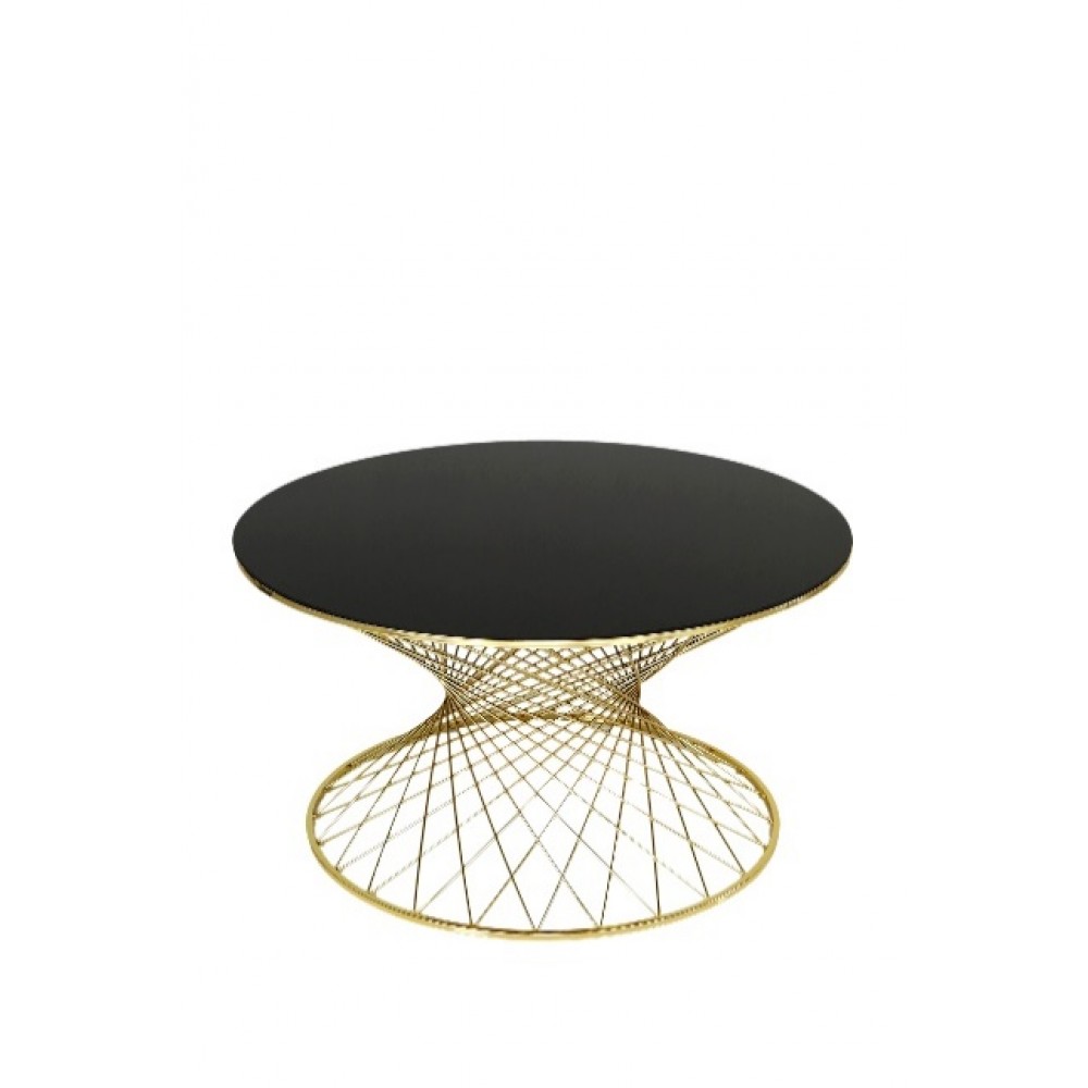 HİRA MİMOZA ORTA SEHPA GOLD