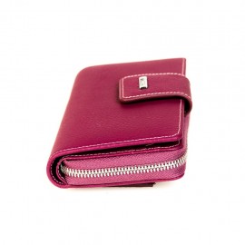 SKS Leben Kişiye özel Hakiki Deri Bayan Cüzdan Kartlık FUŞYA