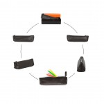 SKS Leben Kişiye Özel Hakiki Deri Gözlük Kabı - Kalemlik 997 46B 02 KAHVERENGİ