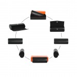 SKS Leben Kişiye Özel Hakiki Deri Gözlük Kabı - Kılıfı 603 46B 01 SİYAH