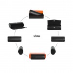 SKS Leben Kişiye Özel Hakiki Deri Gözlük Kabı Küçük 604 46B 01 SİYAH