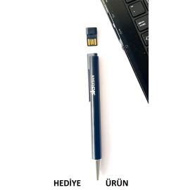 SKS Leben Kişiye Özel Hakiki Deri Gözlük Kabı Küçük 604 46B 08 MAVİ