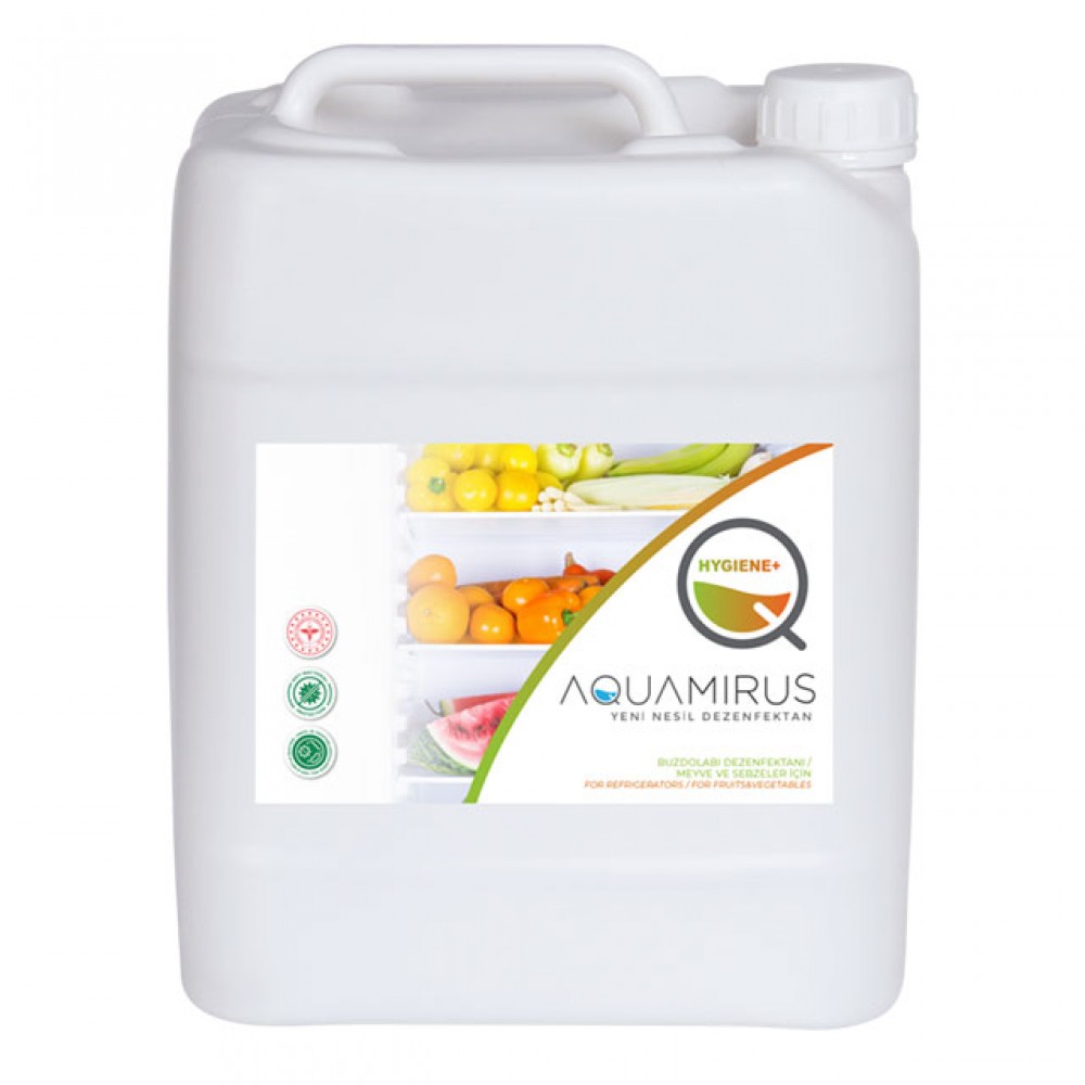 AQUAMIRUS MEYVE,SEBZE VE BUZDOLABI DEZENFEKTANI 5 LT BİDON