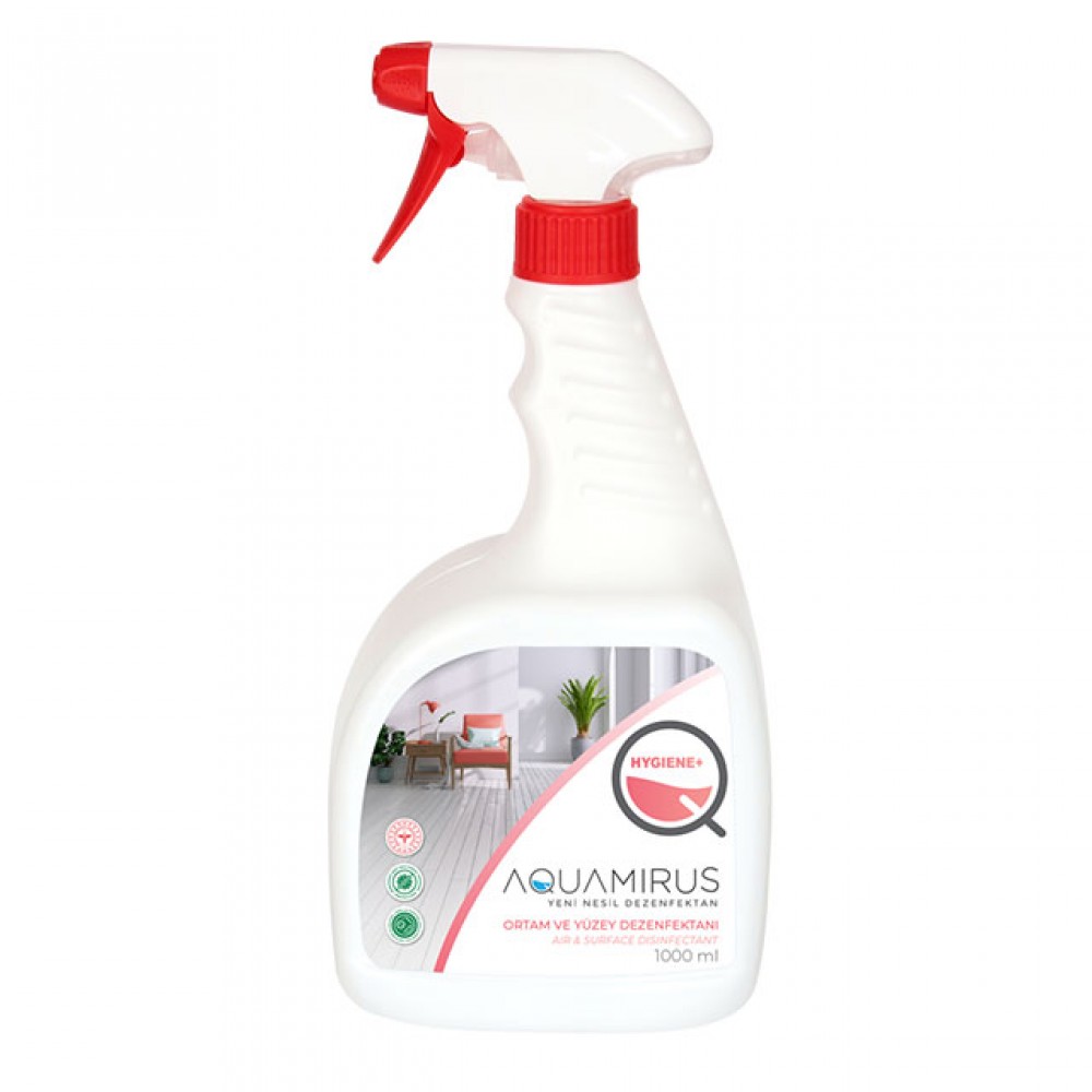 AQUAMIRUS ORTAM VE YÜZEY DEZENFEKTANI 1 LT SPREY ŞİŞE