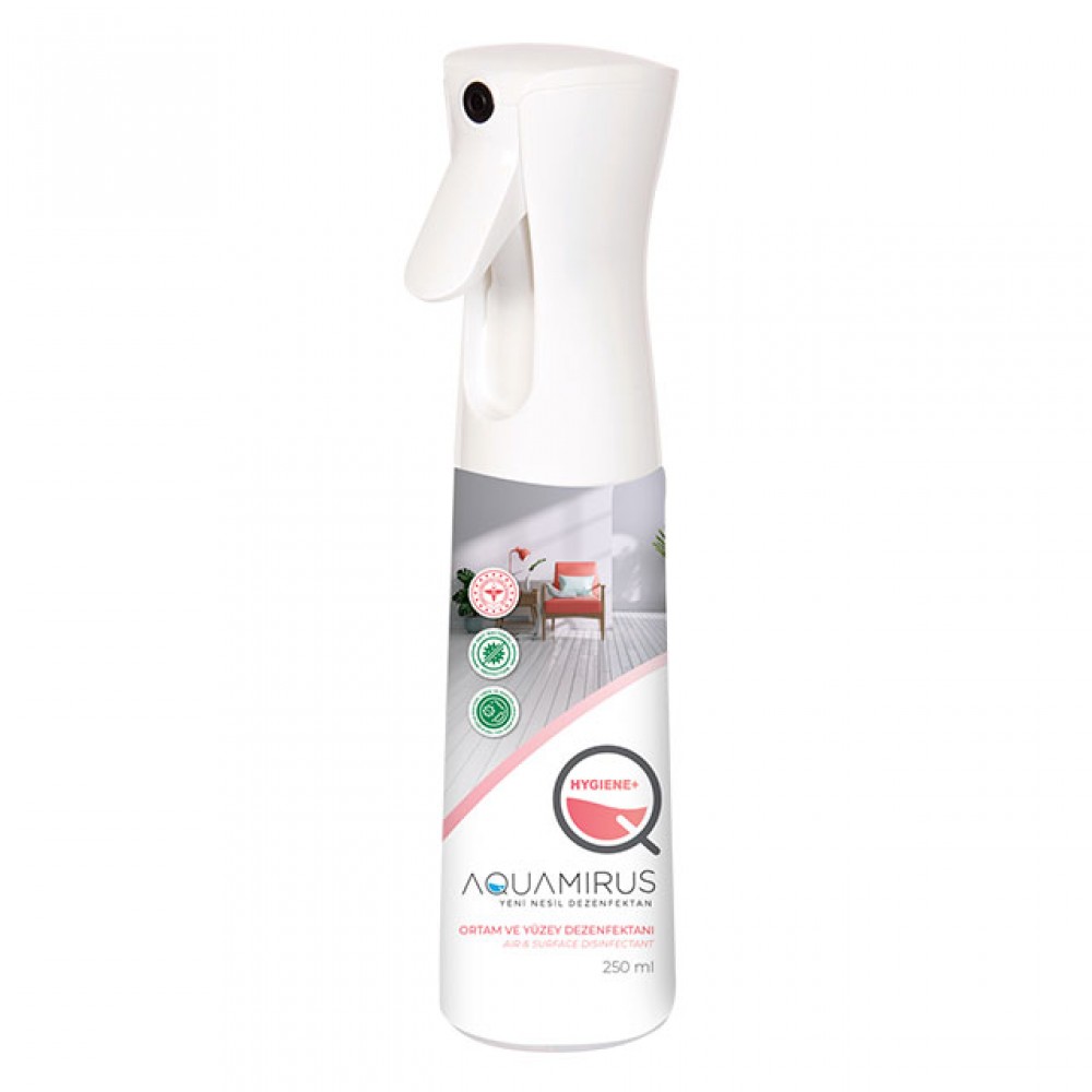 AQUAMIRUS ORTAM VE YÜZEY DEZENFEKTANI 250 ML FLAIROSOL ŞİŞE 
