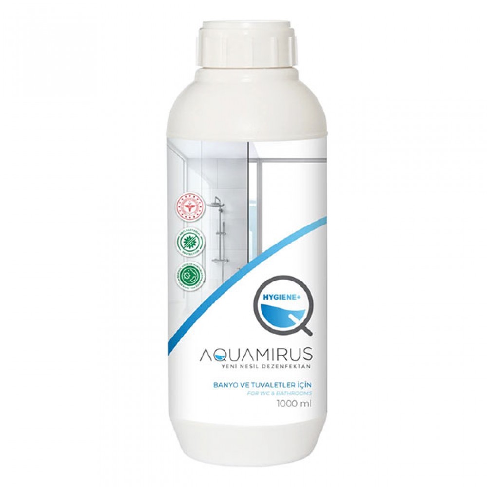 AQUAMIRUS TUVALET VE BANYO DEZENFEKTANI 1 LT KAPAKLI ŞİŞE