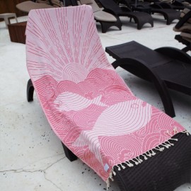 Anemoss Balık Peştemal 100x180 cm