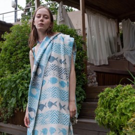 Anemoss Balıklar Peştemal 100x180 cm