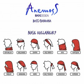 Anemoss Çapa Bandana
