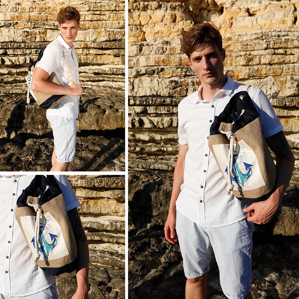 Anemoss Çapa Jüt Çanta