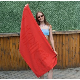 Anemoss Çapa Plaj Havlusu Kırmızı 140x70 cm