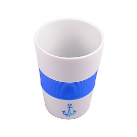 Anemoss Çapa Seramik Mug Silikon Bantlı