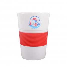 Anemoss Denizci Kız Seramik Mug Silikon Bantlı