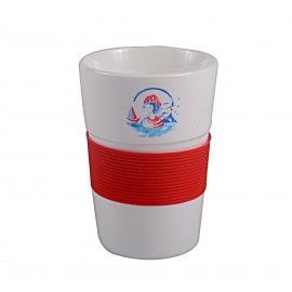 Anemoss Denizci Kız Seramik Mug Silikon Bantlı