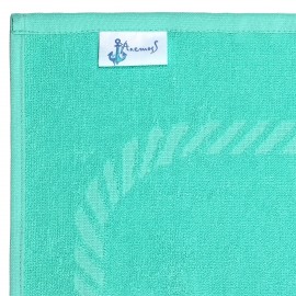 Anemoss Gemici Bağları Plaj Havlusu Mint Yeşili 140x70 cm