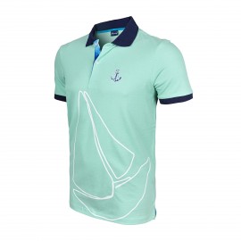 Anemoss Yelken Mint Erkek Polo Yaka T-Shirt