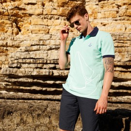 Anemoss Yelken Mint Erkek Polo Yaka T-Shirt