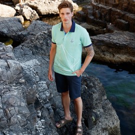 Anemoss Yelken Mint Erkek Polo Yaka T-Shirt