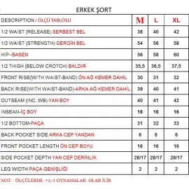 Anemoss Yengeç Üç Cepli İçi Fileli Bel Lastik ve Bağlama İpli Erkek Deniz Şortu