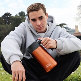 Any Morning 1.2 L Paslanmaz Çelik Termos, Sızdırmaz Kapaklı Geniş Ağızlı Bakır Renkli SI232250