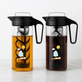 Any Morning 1300 ml  Sürahi, Borosilikat Cam Soğuk Çay ve Kahve Demleme CGJ054