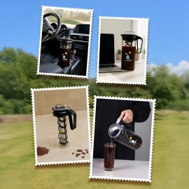 Any Morning 1300 ml  Sürahi, Borosilikat Cam Soğuk Çay ve Kahve Demleme CGJ054