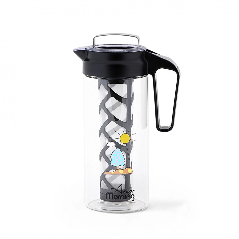 Any Morning 1300 ml  Sürahi, Borosilikat Cam Soğuk Çay ve Kahve Demleme CGJ054