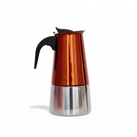 Any Morning 300 ml Paslanmaz Çelik Moka Pot İndüksiyon Uyumlu Bakır Rengi FE001-6