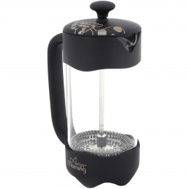 Any Morning 350 ml Borosilikat Cam French Press Paslanmaz Çelik 3 Katmanlı Filtre FY92